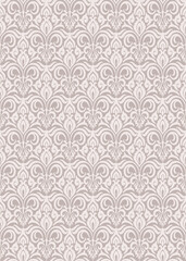 Vintage pink damask seamless pattern, elegant damask pattern vector wallpaper, classic damask pattern vector for Wallpaper, Fabric, Branding, Packaging, Invitations, Wedding, luxury design.