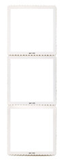 Vintage 1950s Blank Foldout Trifold Photo Strip Frame w/ Scalloped Edge - Dated May 1953 - Authentic Ephemera