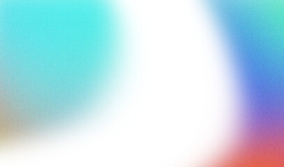 Abstract blurry gradient of teal blue purple and red colors smooth transition transparent background