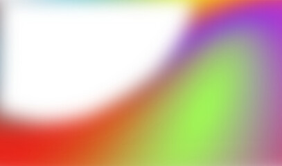 Abstract gradient blend of vibrant colors with dark and light sections transparent background