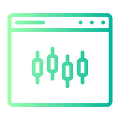 trading gradient icon