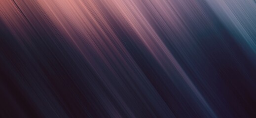 Dynamic Cascade of Diagonal Light in Muted Rose and Deep Indigo Hues