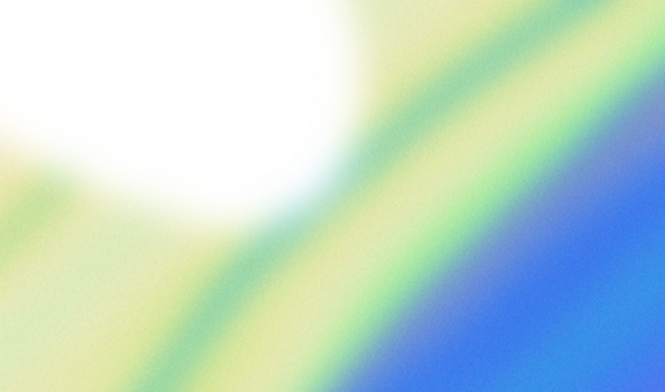 Abstract geometric shapes with vibrant color transition and soft focus effect