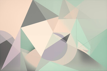 Pastel Geo Overlap