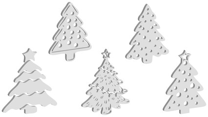 3D Vector Applications of New Year's Symbols