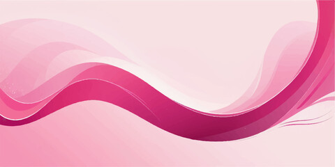Abstract pink wavy vector background with artistic curves and colorful elements