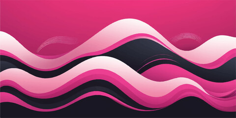 Abstract colorful wave line vector background design template