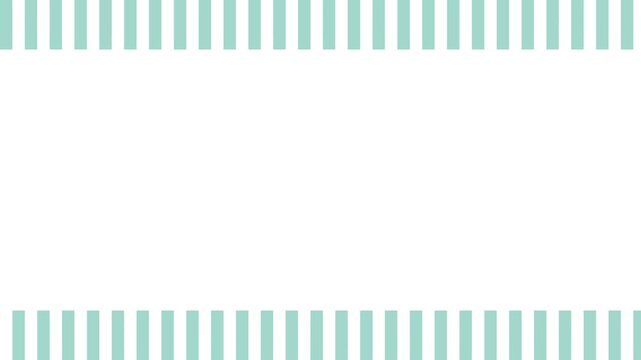 Clean and minimalist background fresh light green stripes forming distinct top and bottom borders, template for invitations, web banners, or presentation slides 