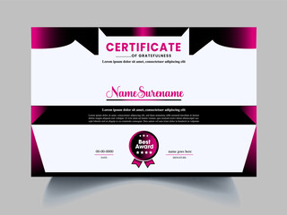 Fototapeta premium unique certificate designs template
