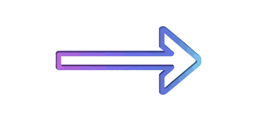 Arrow symbol illustration on black background for directional navigation and design