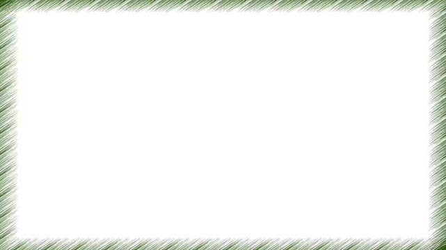 Abstract hand-drawn green border frame with subtle texture on a clean white background, versatile for graphic design, invitations, and elegant visual layouts