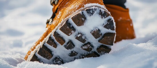 Footprint in the Snow