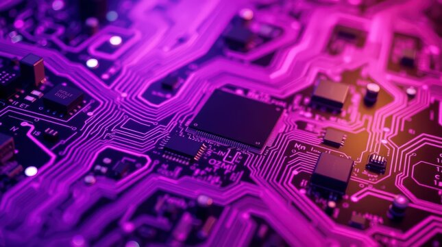 Circuit Board Close-Up