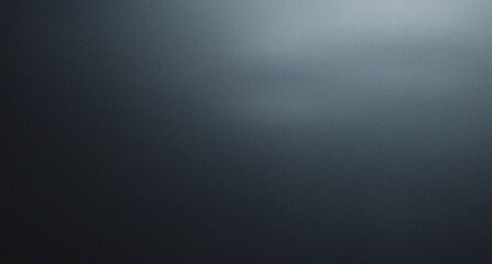 Obraz premium Dark Blue Grey Gradient with Grain Texture Background
