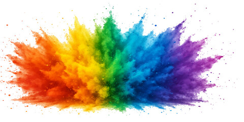 Colourful abstract watercolour splash design with rainbow paint texture and artistic ink pattern illustration