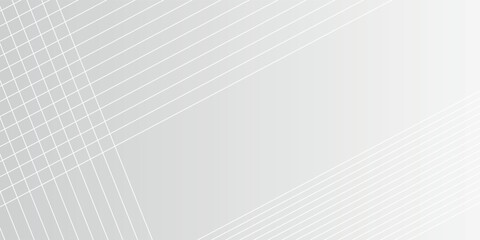 Fototapeta premium Modern abstract white grey banner background. Vector abstract graphic design