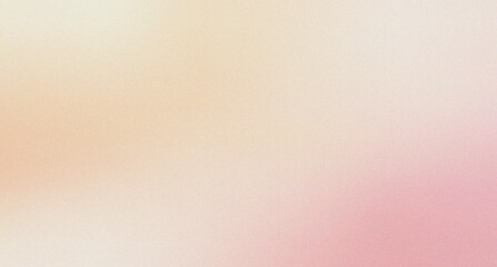Obraz premium Soft Pink Yellow Gradient Background with Noise Texture