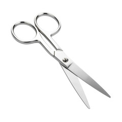 Obraz premium vector PNG of a small precision scissor, ideal for embroidery, trimming, and detailed craft work. Perfect for sewing, tailoring, and needlework projects requiring fine cutting tools