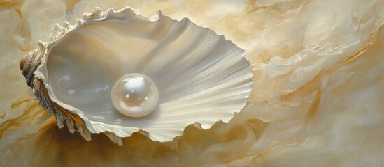 Pearl Inside A Shell