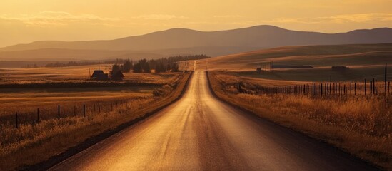 Golden Hour Road