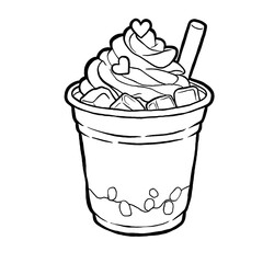 ice cream in a cup