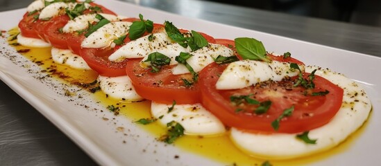 Fresh Caprese Salad with Balsamic Glaze