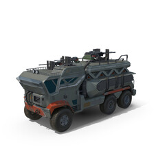 toy truck isolated on white