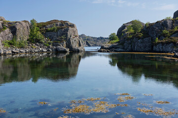 Coastal heathland, Solund, Vestland, Norway