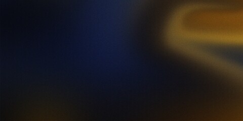 Dark Blue and Golden Yellow Abstract Gradient with Grain Texture background
