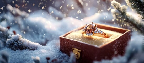 Sparkling Winter Proposal