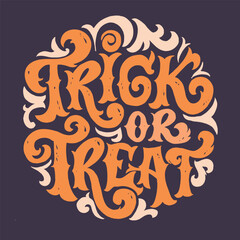 Halloween hand drawn doodle lettering quote. Lettering for t-shirt design, mug print, bag print, clothes fashion. 100% hand drawn vector image.