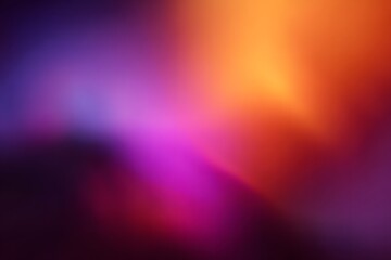 Obraz premium Abstract gradient background with purple pink orange and black color blending for modern design use