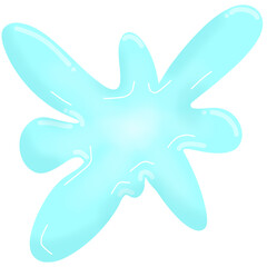 water splash isolated on white background