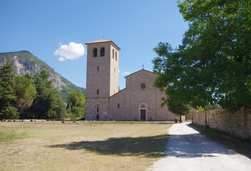 Abbey of San Vincenzo al Volturno, province of Isernia, Molise, Italy