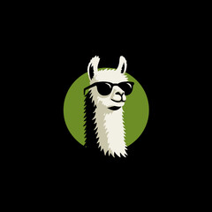 funny cartoon llama