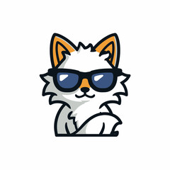 vector illustration of a cat