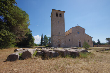 Abbey of San Vincenzo al Volturno, province of Isernia, Molise, Italy