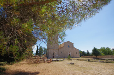 Abbey of San Vincenzo al Volturno, province of Isernia, Molise, Italy