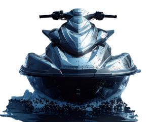 High-Speed Personal Watercraft Isolated PNG