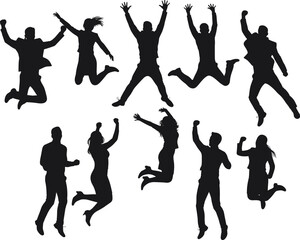 Business People Celebrating Success