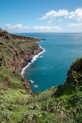 Fototapeta premium Panoramic view of Funchal in Madeira, Portugal