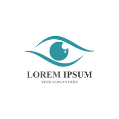 Eye Care vector logo design
