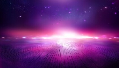 Empty Cosmic Background Blurred Dark Violet Sky Abstract Texture Defocused Pink Light Illustration Magical Space Banner Romantic Style