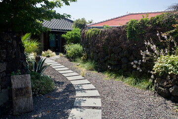 Garden Path in Mural Village