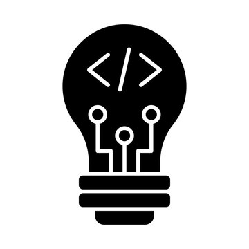 Coding Icon Isolated on Transparent Background. Programming and Software Development Vector Illustration for Web, App, and Technology Design