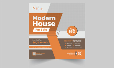 Digital business marketing banner for social media post template, Instagram post design.