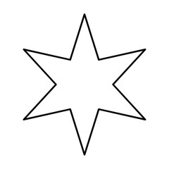 6 Point Star Shape Element