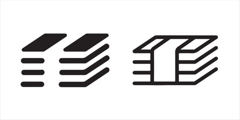  Modern abstract geometric layers offering a professional and clean design element for business or creative applications today vector illustration !