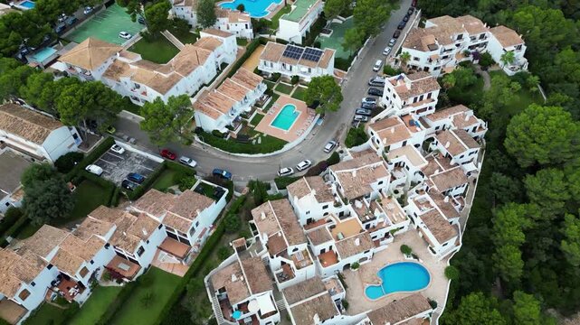 Kleines Viertel in Mallorca.