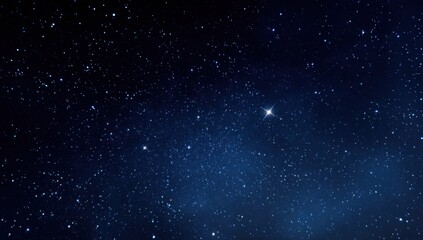 Fototapeta premium Vibrant photo capturing the majestic beauty of a starry night sky